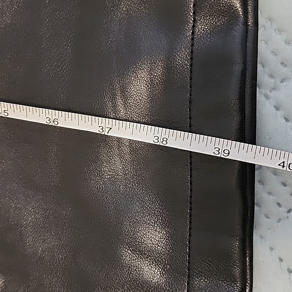Marc New York Black Faux Leather Pants - Picture 11 of 12